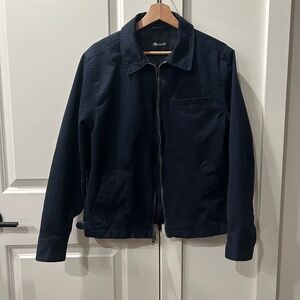 Madewell Lined Work Jacket Men's, Deep Indigo, Size XS (NP762)